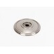 preview thumbnail 9 of 8, Alno Classic Traditional 1-3/8 Inch Diameter Cabinet Knob Backplate Satin Nickel