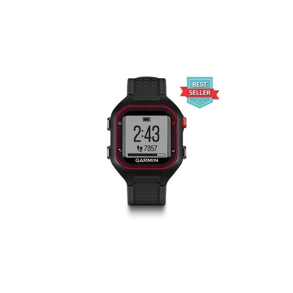 Shop Garmin Forerunner 25 Black And Red Gps Running Watch Overstock 25656264