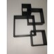 Danya B Espresso Intersecting Cube Shelves