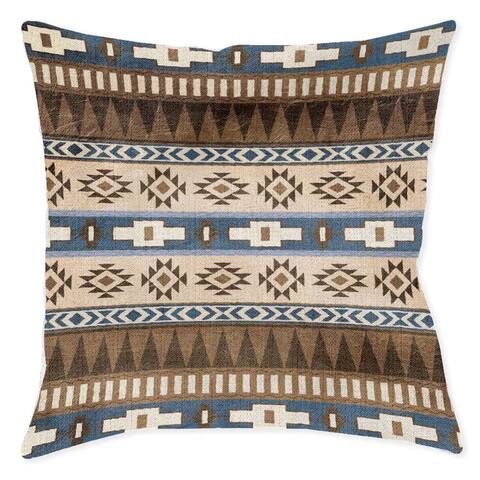 Laural Home Sedona Canyon 17" x 18" Woven Decorative Pillow