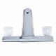 preview thumbnail 4 of 4, -RV Bath Faucet Tub spout Double Handle Washerless Cartridge (Chrome Plating Over ABS Plastic)