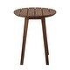 preview thumbnail 9 of 18, Middlebrook 20-inch Round Acacia Wood Outdoor Side Table