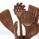 preview thumbnail 2 of 1, Elyon 9 Piece Teak Wood Utensil Set with Hooks