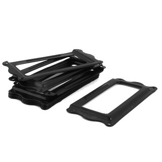 Office Library 64 x 31mm File Drawer Tag Label Holder Black 8 Pcs - Bed ...