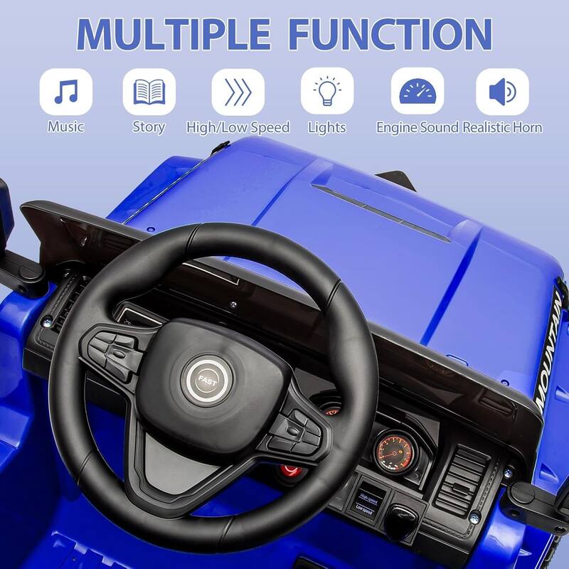 Electric Toy Car, 12V Kids Ride on Car with Remote Control Best Gift for Boys Girls, Blue