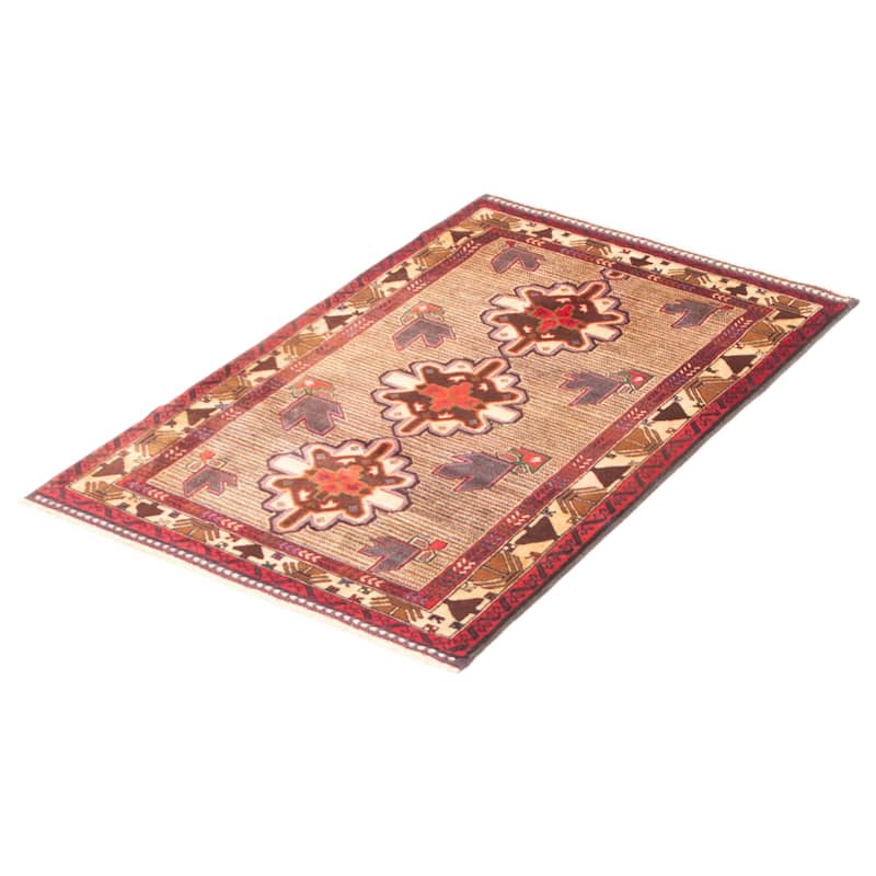 Teimani Beige Rug 3'0" x 4'10" - 3'0 x 4'10