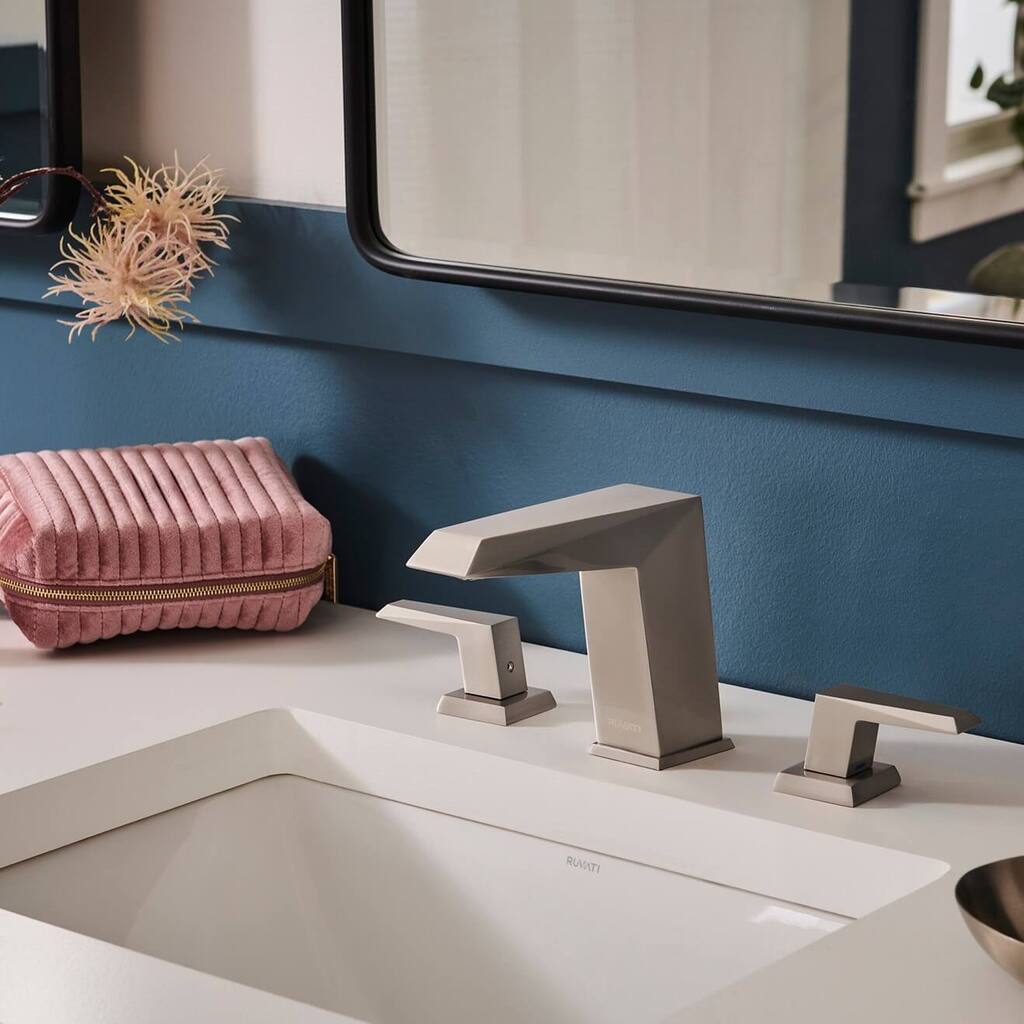 Ruvati Tropea Two Handle Widespread Bathroom Faucet in Brushed Nickel - RVF5231BN - 7'6" x 9'6"