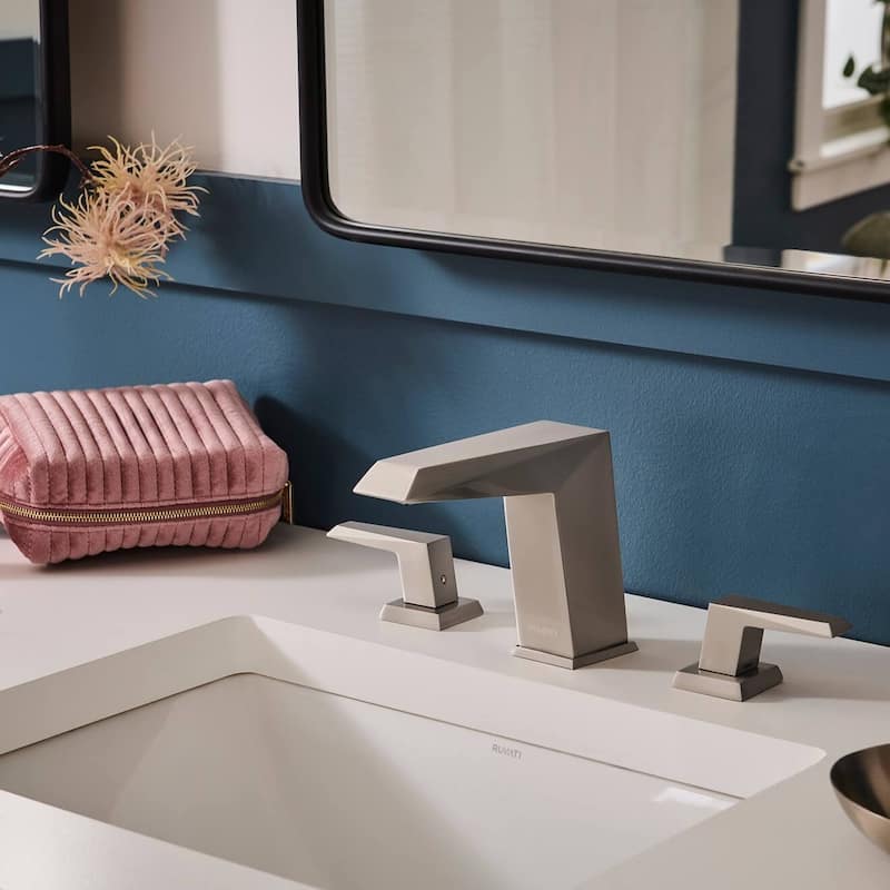 Ruvati Tropea Two Handle Widespread Bathroom Faucet in Brushed Nickel - RVF5231BN - 7'6" x 9'6"