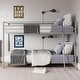 preview thumbnail 1 of 17, Avenue Greene Eliza Small Space Twin over Twin Metal Bunk Bed