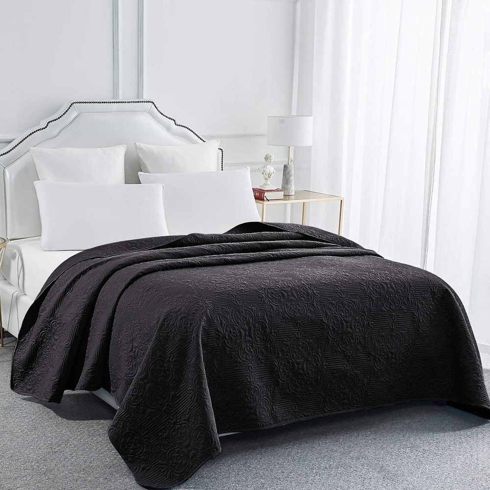 Sophia & William Bed Quilt Bedspread Coverlet - Reversible, Lightweight