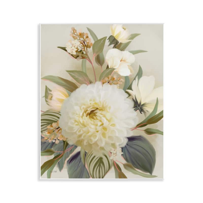 Stupell Elegant Dahlia Bundle Wall Plaque Art Design By House Fenway - 11 x 14