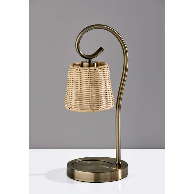 Perry Candlewarmer Lamp with Timer - Dimmable Wax Melt Heater, 3 Lighting Modes & Auto Shutoff