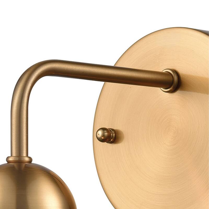 Elk Home Astoria Satin Gold With Clear Glass 1 Light Sconce