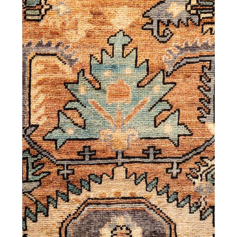 Serapi One-of-a-Kind Hand-Knotted Area Rug - Orange - 4' 2" x 5' 10"