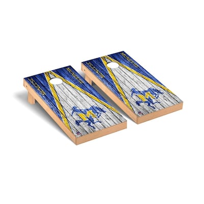 McNeese State Cowboys Triangle Cornhole Board Set