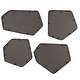 preview thumbnail 8 of 6, Scandinavian Style Wall Mirrors - 20" - Black - Set of 4