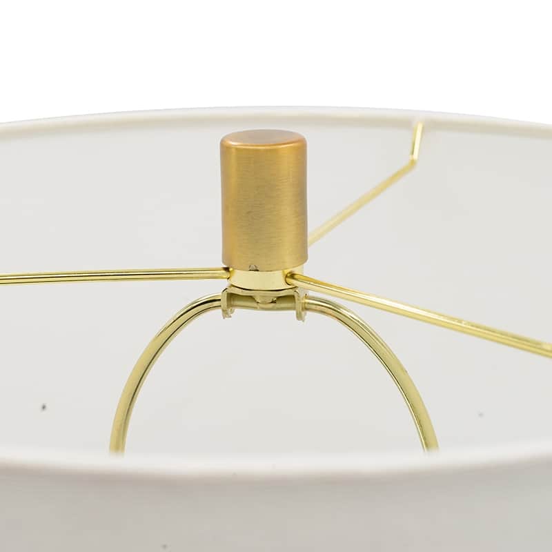 Cement With Metal Table Lamp