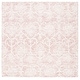 preview thumbnail 20 of 83, SAFAVIEH Handmade Metro Mizka French Country Wool Rug 6' Square - Pink/Ivory - Square