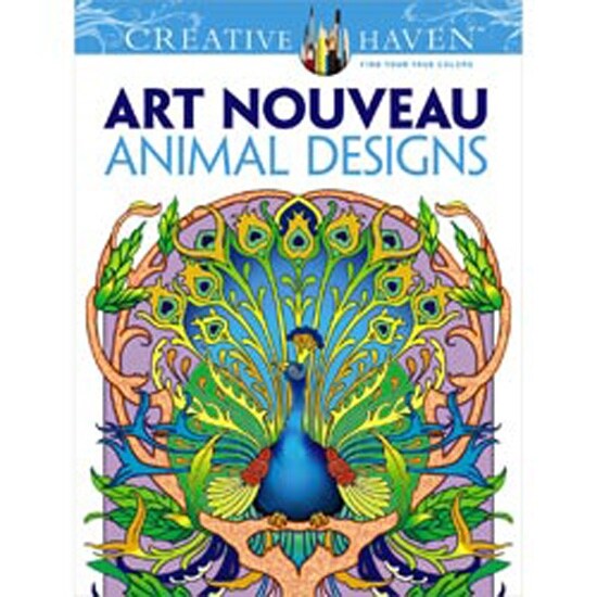 shop art nouveau animal designs dover publications free shipping publications designs
