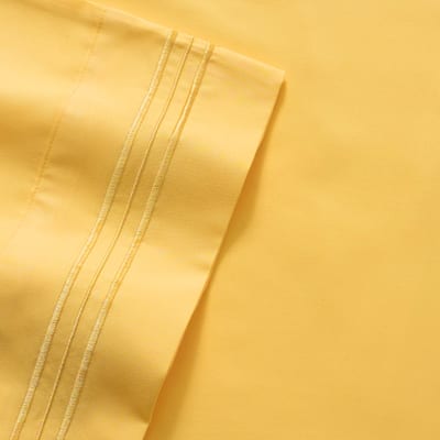 Sweet Home Collection 4 Piece Sheet Set, Ultra Soft 1800 Series, Double Brushed Microfiber.