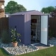 preview thumbnail 22 of 34, VEIKOUS Outdoor Metal Storage Shed with Lockable Door and Air Vents for Garden 4 x 6