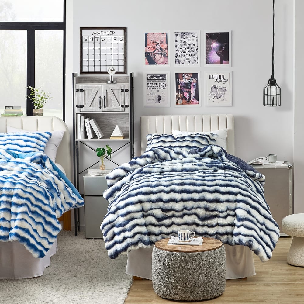 Freezin Waters - Coma Inducer® Oversized Comforter Set - Navy Ocean