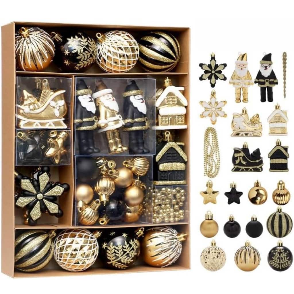 50 Pcs Christmas Decoration Ball Ornaments Set for Holiday Party Wedding - N/A