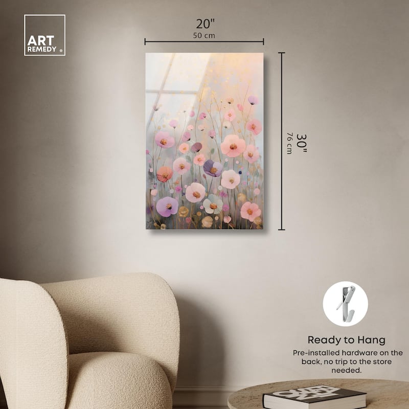 Tiny Blooms II Acrylic by Art Remedy, Ready to Hang