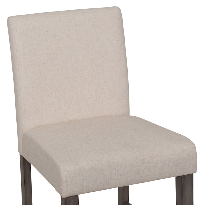 Laura Upholstered 25" Counter Height Bar Stool
