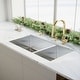 preview thumbnail 6 of 7, ZLINE Undermount Double Bowl Sink in Stainless Steel with Bottom Grid
