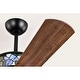 preview thumbnail 17 of 15, Warehouse of Tiffany Zaina 5-Blade Lighted Ceiling Fan 2-Tier Tiffany Style Glass