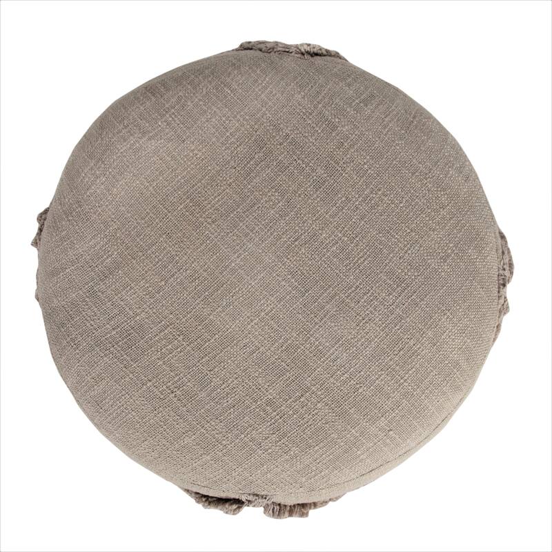 Sevita Solid Textured Decorative Diamond Pouf Ottoman