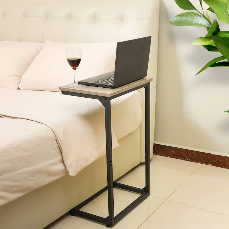 C Tables End Table, TV Trays Set of 2, Couch Table for Small Space, Bedside Tables for Living Room, Bedroom, Office