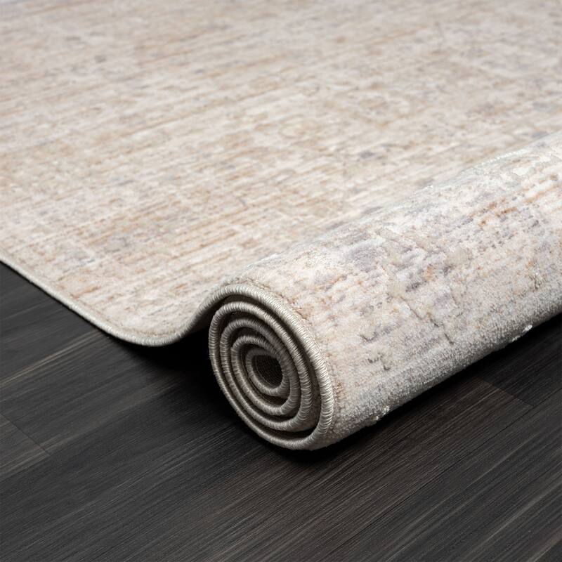 Sevita Luna High-LowTextured Traditional Performance Indoor Area Rug