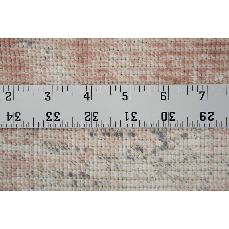 Hand Knotted Oriental Viscose Silk Carpet Modern Abstract Multi-Colored Abstract Area Rug - 4' 0'' X 2' 0''