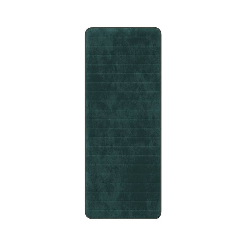 Oversized Bathroom Rug - Extra-Long Memory Foam Bath Mat with Nonslip Backing by Windsor Home - Green
