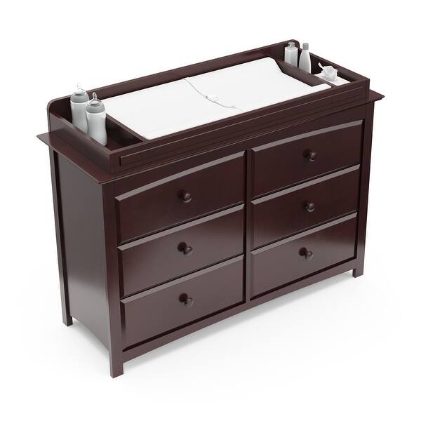Storkcraft Universal Changer Topper Transforms Dresser Into Baby Changing Station Fits Standard Size Changing Pad N A Overstock 30822043 Espresso