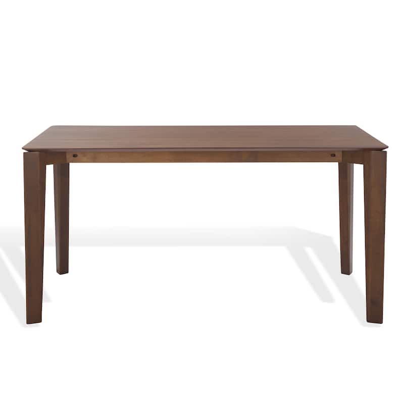 SAFAVIEH Couture Alyssamarie Rectangle Wood Dining Table - 59"W x 35"D x 30"H - Walnut