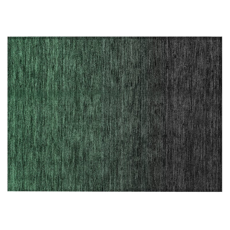 Machine Washable Indoor/ Outdoor Chantille Ombre Solid Rug