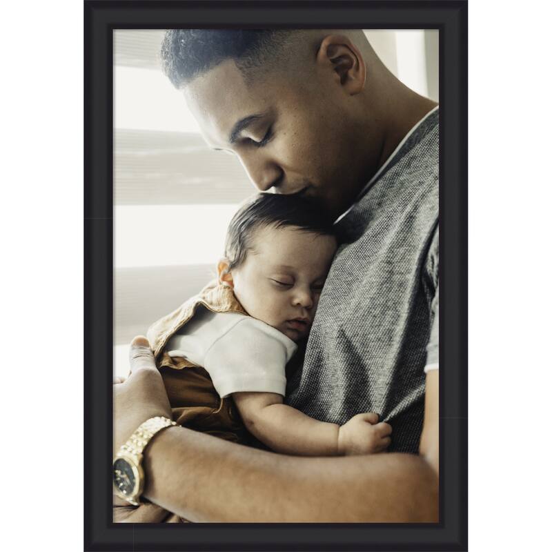 Oliver Narrow Framed Picture Frame, Photo Frame - 20x30 - Oliver Black Narrow