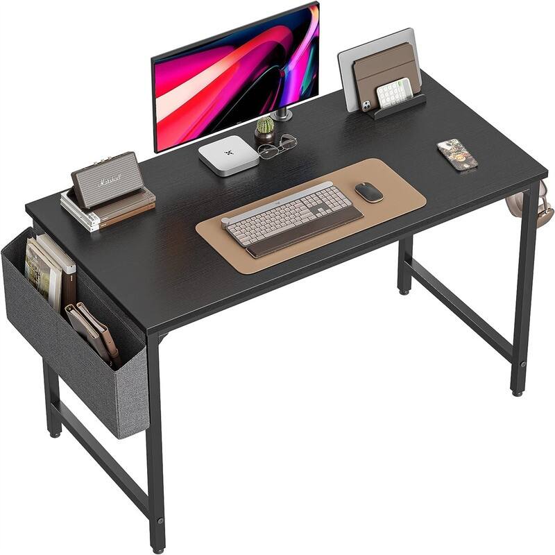 Computer Desk 47" Study Writing Table - Black