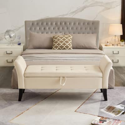 51.5" Bed Bench with Storage