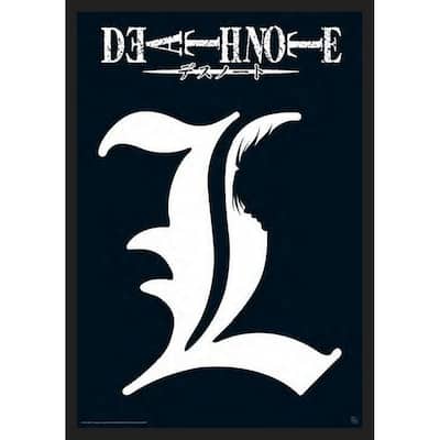Deathnote Symbol Framed Poster - 24 x 36 Inch