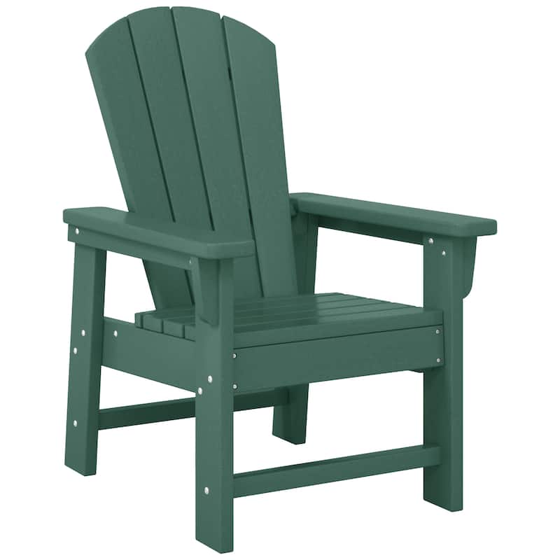 Laguna Kids Outdoor Poly Adirondack Chair - Dark Green