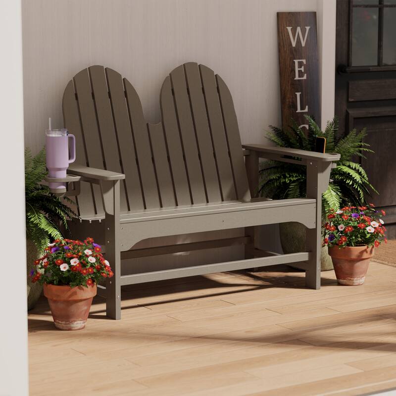 Hanniford Poly Adirondack 49 Inch Bench