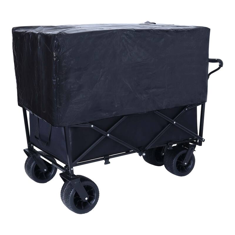 3.1 cu ft. Steel Foldable Wagon Cart