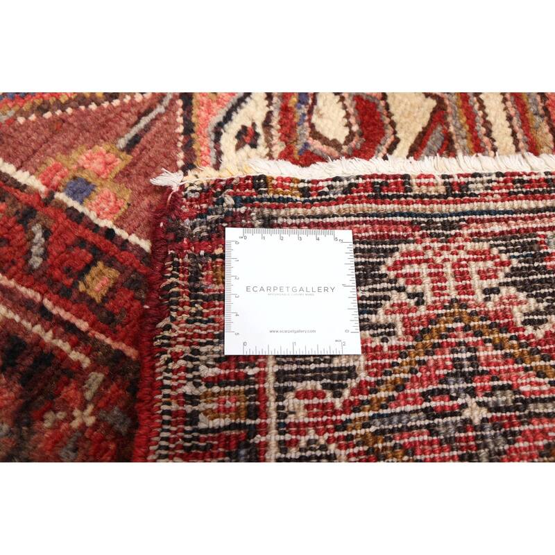 ECARPETGALLERY Hand-knotted Sarabi Dark Red Wool Rug - 9'8 x 13'0