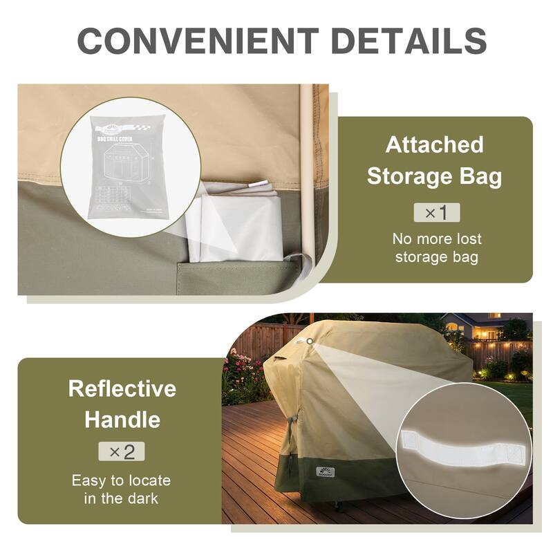 Aoodor Heavy Duty BBQ 3-5 Burners Gas Grill Cover