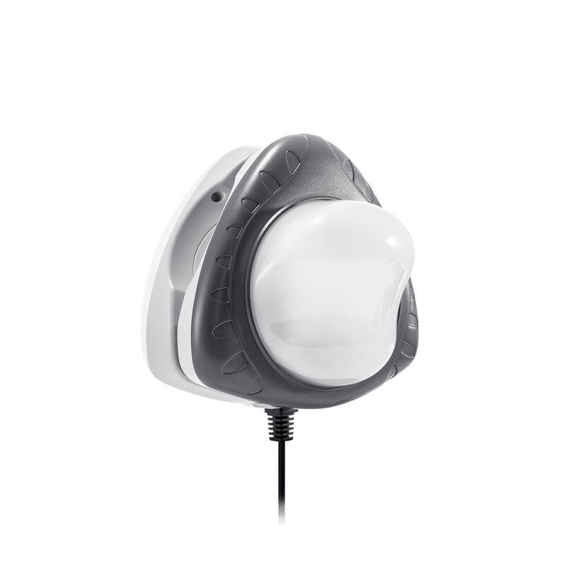 Intex Above Ground Underwater LED Magnetic Swimming Pool Wall Light (2 Pack) - 3