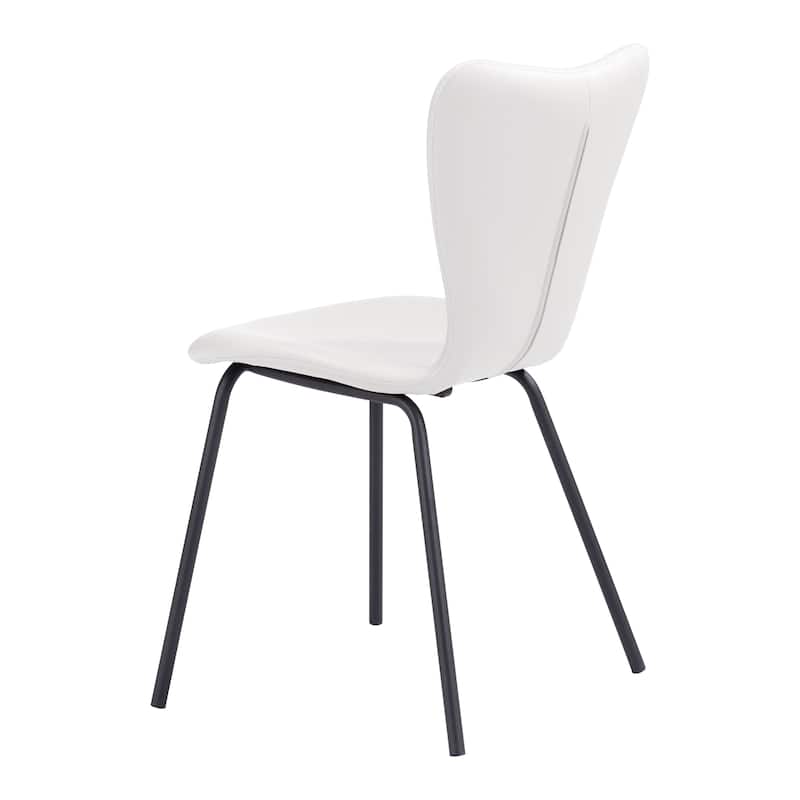 Dining Chair with Steel Frame(Set of 2) - Product (in) : 20.1" W x 20.1" D x 32.7" H